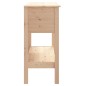 Tavolo Consolle 75x35x75 cm in Legno Massello di Pino Tavolo Consolle 75x35x75 cm in Legno Massello di Pino