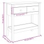 Tavolo Consolle 75x35x75 cm in Legno Massello di Pino Tavolo Consolle 75x35x75 cm in Legno Massello di Pino
