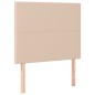 vidaXL Giroletto a Molle con Materasso Cappuccino 90x190 cm Similpelle