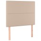 vidaXL Giroletto a Molle con Materasso Cappuccino 80x200 cm Similpelle