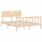 vidaXL Giroletto senza Materasso 140x200 cm in Legno Massello di Pino