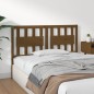 Testiera per Letto Miele 125,5x4x100 cm Legno Massello di Pino