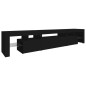 vidaXL Mobile Porta TV con Luci LED Nero 215x36,5x40 cm vidaXL Mobile Porta TV con Luci LED Nero 215x36,5x40 cm