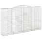 vidaXL Cesti Gabbioni ad Arco 20 pz 400x50x220/240 cm Ferro Zincato vidaXL Cesti Gabbioni ad Arco 20 pz 400x50x220/240 cm Ferro Zincato