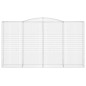 vidaXL Cesti Gabbioni ad Arco 20 pz 400x50x220/240 cm Ferro Zincato vidaXL Cesti Gabbioni ad Arco 20 pz 400x50x220/240 cm Ferro Zincato