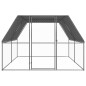 vidaXL Gabbia per Polli da Esterno 3x4x2 m in Acciaio Zincato vidaXL Gabbia per Polli da Esterno 3x4x2 m in Acciaio Zincato