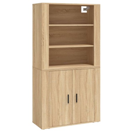 vidaXL Credenza Rovere Sonoma in Legno Multistrato