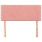 vidaXL Testiera Rosa 100x5x78/88 cm in Velluto vidaXL Testiera Rosa 100x5x78/88 cm in Velluto