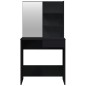 vidaXL Set Toeletta Nero 74,5x40x141 cm