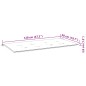 vidaXL Panca da Giardino 2 Posti con Cuscino 120cm Grigia in Eucalipto vidaXL Panca da Giardino 2 Posti con Cuscino 120cm Grigia in Eucalipto