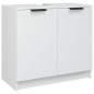 vidaXL Set di Mobili da Bagno 3 pz Bianco in Legno Multistrato vidaXL Set di Mobili da Bagno 3 pz Bianco in Legno Multistrato