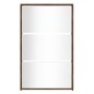vidaXL Scarpiera con Specchio a 3 Livelli Rovere marrone 63x17x102,5cm vidaXL Scarpiera con Specchio a 3 Livelli Rovere marrone 63x17x102,5cm
