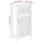 vidaXL Armadietto da Bagno 42x29x82 cm in Legno Massello di Noce vidaXL Armadietto da Bagno 42x29x82 cm in Legno Massello di Noce