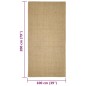 vidaXL Tappeto in Sisal per Tiragraffi 100x200 cm vidaXL Tappeto in Sisal per Tiragraffi 100x200 cm