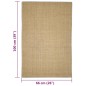 vidaXL Tappeto in Sisal per Tiragraffi 66x100 cm vidaXL Tappeto in Sisal per Tiragraffi 66x100 cm
