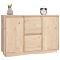 vidaXL Credenza 111x34x75 cm in Legno Massello di Pino vidaXL Credenza 111x34x75 cm in Legno Massello di Pino