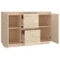 vidaXL Credenza 111x34x75 cm in Legno Massello di Pino vidaXL Credenza 111x34x75 cm in Legno Massello di Pino