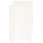 vidaXL Credenza Bianca 164x37x68 cm in Legno Massello di Pino vidaXL Credenza Bianca 164x37x68 cm in Legno Massello di Pino