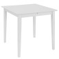 vidaXL Tavolo da Pranzo Estensibile Bianco (80-120)x80x74 cm in MDF vidaXL Tavolo da Pranzo Estensibile Bianco (80-120)x80x74 cm in MDF