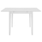 vidaXL Tavolo da Pranzo Estensibile Bianco (80-120)x80x74 cm in MDF vidaXL Tavolo da Pranzo Estensibile Bianco (80-120)x80x74 cm in MDF