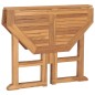 vidaXL Tavolo da Giardino Pieghevole 90x90x75 cm in Massello di Teak vidaXL Tavolo da Giardino Pieghevole 90x90x75 cm in Massello di Teak