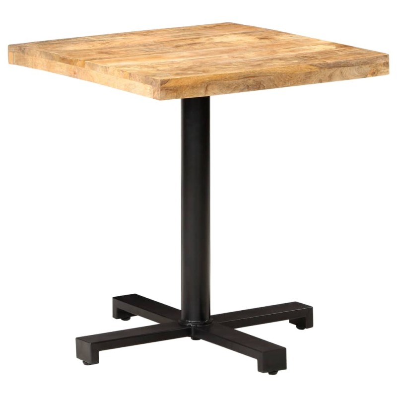 vidaXL Tavolino da Bistrot Quadrato 70x70x75 cm Legno di Mango Grezzo vidaXL Tavolino da Bistrot Quadrato 70x70x75 cm Legno di Mango Grezzo