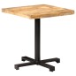 vidaXL Tavolino da Bistrot Quadrato 70x70x75 cm Legno di Mango Grezzo vidaXL Tavolino da Bistrot Quadrato 70x70x75 cm Legno di Mango Grezzo