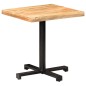 vidaXL Tavolino da Bistrot Quadrato 70x70x75 cm Legno di Mango Grezzo vidaXL Tavolino da Bistrot Quadrato 70x70x75 cm Legno di Mango Grezzo