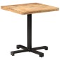 vidaXL Tavolino da Bistrot Quadrato 70x70x75 cm Legno di Mango Grezzo vidaXL Tavolino da Bistrot Quadrato 70x70x75 cm Legno di Mango Grezzo