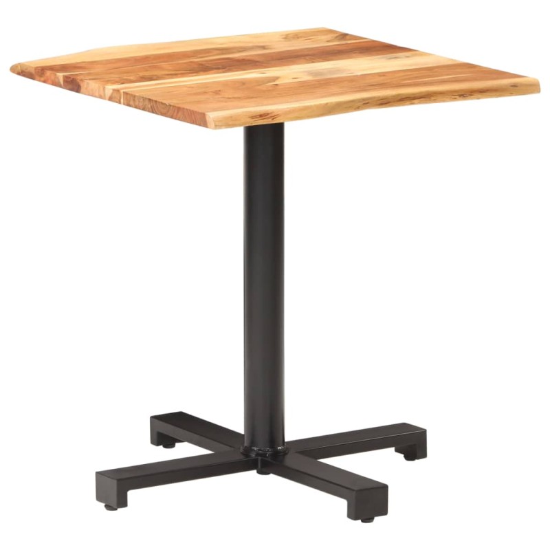 vidaXL Tavolino da Bistrot Bordi Spigoli Vivi 70x70x75 cm Legno Acacia vidaXL Tavolino da Bistrot Bordi Spigoli Vivi 70x70x75 cm Legno Acacia