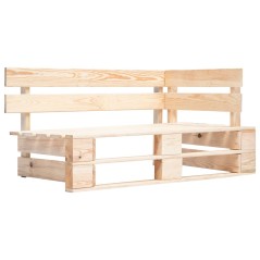 vidaXL Set Divani in Pallet con Cuscini 6 pz in Pino Impregnato