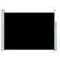 vidaXL Tenda Laterale Retrattile per Patio 120x500 cm Nero vidaXL Tenda Laterale Retrattile per Patio 120x500 cm Nero