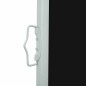 vidaXL Tenda Laterale Retrattile per Patio 120x500 cm Nero vidaXL Tenda Laterale Retrattile per Patio 120x500 cm Nero