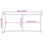 vidaXL Vela Parasole 160 g/m² Gialla 3x6 m in HDPE vidaXL Vela Parasole 160 g/m² Gialla 3x6 m in HDPE