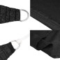 vidaXL Vela Parasole 160 g/m² Nera 2,5x3 m in HDPE