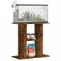 vidaXL Supporto Acquario 60x30x60 cm in Legno Multistrato Rovere Fumo