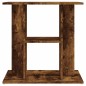 vidaXL Supporto Acquario 60x30x60 cm in Legno Multistrato Rovere Fumo