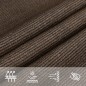 vidaXL Vela Parasole 160 g/m² Marrone 6x7 m in HDPE vidaXL Vela Parasole 160 g/m² Marrone 6x7 m in HDPE