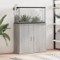 vidaXL Supporto Acquario 81x36x73cm in Legno Multistrato Grigio Sonoma vidaXL Supporto Acquario 81x36x73cm in Legno Multistrato Grigio Sonoma