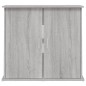vidaXL Supporto Acquario 81x36x73cm in Legno Multistrato Grigio Sonoma vidaXL Supporto Acquario 81x36x73cm in Legno Multistrato Grigio Sonoma