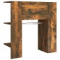Scaffale da Ingresso Rovere Fumo 97,5x37x99cm Legno Multistrato Scaffale da Ingresso Rovere Fumo 97,5x37x99cm Legno Multistrato