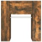 Scaffale da Ingresso Rovere Fumo 97,5x37x99cm Legno Multistrato Scaffale da Ingresso Rovere Fumo 97,5x37x99cm Legno Multistrato