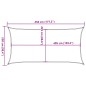 vidaXL Vela Parasole 160 g/m² Grigio Talpa 2,5x4,5 m in HDPE vidaXL Vela Parasole 160 g/m² Grigio Talpa 2,5x4,5 m in HDPE