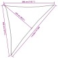 vidaXL Vela Parasole 160 g/m² Grigio Talpa 3x4x5 m in HDPE vidaXL Vela Parasole 160 g/m² Grigio Talpa 3x4x5 m in HDPE