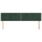 vidaXL Testiera 2 pz Verde Scuro 80x5x78/88 cm in Velluto vidaXL Testiera 2 pz Verde Scuro 80x5x78/88 cm in Velluto
