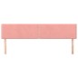 vidaXL Testiera 2 pz Rosa 80x5x78/88 cm in Velluto vidaXL Testiera 2 pz Rosa 80x5x78/88 cm in Velluto