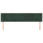 vidaXL Testiere 2 pz Verde Scuro 100x5x78/88 cm in Velluto vidaXL Testiere 2 pz Verde Scuro 100x5x78/88 cm in Velluto