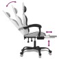 vidaXL Sedia da Gaming Girevole Poggiapiedi Bianca e Rosa Similpelle vidaXL Sedia da Gaming Girevole Poggiapiedi Bianca e Rosa Similpelle