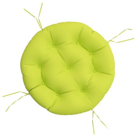 vidaXL Cuscino Rotondo Verde Chiaro Ø 60x11 cm in Tessuto Oxford