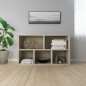 vidaXL Libreria/Credenza Bianca Rovere Sonoma 50x25x80 cm Multistrato vidaXL Libreria/Credenza Bianca Rovere Sonoma 50x25x80 cm Multistrato